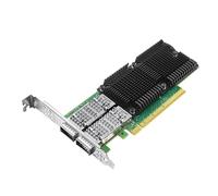 100GbE Network Adapter Compatible with Mellanox ConnectX-5 Ex, PCIe 4.0(16GT/s) x16 Ethernet NIC, Dual QSFP28 Infiniband Network Card Compare to MCX556A-EDAT
