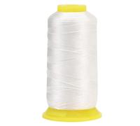 100grams Nylon Sewing Thread 300D/3 Strong Sewing Machine Thread Bonded White Threads for Upholstery/Leather/Canvas