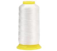100grams Nylon Sewing Thread 500D/3 Strong Sewing Machine Thread Bonded White Threads for Upholstery/Leather/Canvas