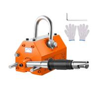 100KG-2000KG Permanent Magnetic Lifter Pulling Capacity 2.5 Safety Factor Neodymium & Steel Lifting Magnet Lift Magnets,Field Readyy(300 Kg)