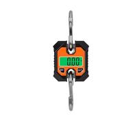100kg Mini Electronic Crane Scale - Portable Heavy-Duty Hanging Weighing Hook, Large LCD Display for Livestock & Industrial Use, Up to 250kg Capacity, Safe & Sturdy