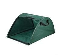 100L/200L Large Capacity Leaf Bag, Heavy-Duty Reusable Yard Waste Collector for Leaves/Branches/Lawn Debris, Portable Green Plastic Compost Bag, Multipurpose Garden Cleaning Tool(100L)