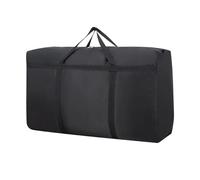 100L Large Storage Bag, Extra Large Moving Bag with Zips, Heavy Duty Moving Totes for Clothes Storage Laundry Bag Packing House Solutions Sustainable(Black)