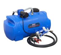 100L Portable AdBlue Tank - 12V Electric Pump - Automatic Fuel Nozzle - HDPE