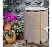 100L Portable Rainwater Collect Barrel with Tap & Filter Kit, Eco-Friendly Folding Water Sto System, Ideal for Suinable Water Harvesting & Overflow ment