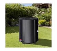 100L Portable Rainwater Harvesting Tank - Foldable Water Storage Reservoir High Capacity & Strong Portability - Ideal for Outdoor & Home Use (Black)