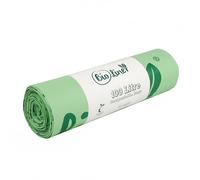 100L x 10 Heavy Duty Compostable Food Waste Sacks - BioLiner Food Waste Bin Liners - EN 13432 - Compost Bags with Composting Guide - 100 Litre