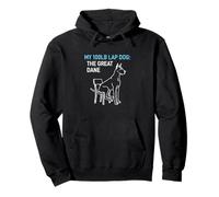 100lb Lap Dog Great Dane Puppy Love Canine Pullover Hoodie