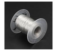 100m 0.2mm 0.3mm 0.4mm 0.5mm 0.6mm 304 Stainless Steel Wire Rope Soft Fishing Lifting Cable 7×7 Clothesline(0.4mm)