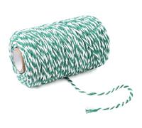 100M 100% Cotton Rope for Party Wedding Decoration Accessory Colorful Twine Cord String Thread with 12 Color Crochet Kits for Beginners Adults(Type6)