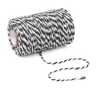 100M 100% Cotton Rope for Party Wedding Decoration Accessory Colorful Twine Cord String Thread with 12 Color Crochet Kits for Beginners Adults(Type11)