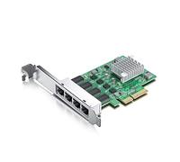 100M/1000M/2.5G NIC Network Card, Quad RJ-45 Port, with Realtek RTL8125BG controller, support Windows/Windows Server/Linux/Ubuntu/Centos/Vmware