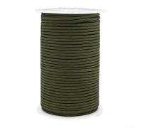 100m/328ft Tough Nylon Rope Perfect for Camping, Water Rescue, Outdoor Clothesline, and DIY Hand Woven Projects (Green)