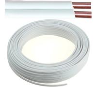 100M (330 Ft) - Bell Wire / Speaker Cable 2 Core 0.2mm 1 Amp Cca Door Hifi Audio Reel