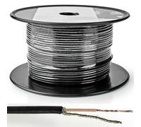 100M (330 Ft) - Black Rg174 Coaxial Cable Copper Aerial Sma Tnc Antenna Wifi Router Wire