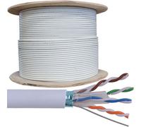 100M CAT6 FTP STP Shielded Cable Reel Drum Pure Copper Ethernet Network LAN RJ45