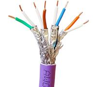100M (330 Ft) - Low Smoke Cat6A S/ftp Cable Lszh Shielded Screened Pure Copper 23 Awg Data