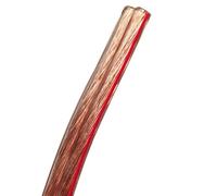 100m QUALITY SPEAKER CABLE | 1.5mm 16 AWG Gauge | Wire Reel Drum Amp HiFi Loud CCA Strands | Transparent Twin Flex Loudspeaker