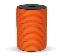 100M 550 Standard 9-Core Paracord Rope 4mm Outdoor Parachute Cord Survival Umbrella Tent Lanyard Strap Clothesline(9C Orange,100M)