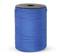 100M 550 Standard 9-Core Paracord Rope 4mm Outdoor Parachute Cord Survival Umbrella Tent Lanyard Strap Clothesline(9C Blue,50M)