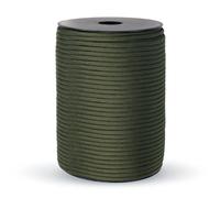 100M 550 Standard 9-Core Paracord Rope 4mm Outdoor Parachute Cord Survival Umbrella Tent Lanyard Strap Clothesline(9C Green,100M)