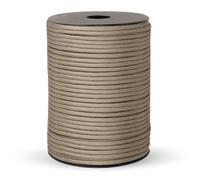 100M 550 Standard 9-Core Paracord Rope 4mm Outdoor Parachute Cord Survival Umbrella Tent Lanyard Strap Clothesline(9C Beige,50M)