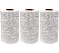 100M Beige String Twine 2Mm Craft Cotton Thread Durable Twine Perfect Baking