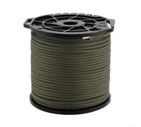 100M Camping Rope, 4mm Windproof Nylon for Tent Fixing and Outdoor Activities, Reflective Features Enhance Safety in Various Conditions (Green)