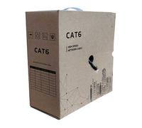 JUSTOP 100M CAT6 Cable Reel AWG23 Ethernet LAN UTP Roll Bulk CAT 6 CCA Cable, Indoor & Outdoor External Grade PE Jacket - 330ft Networking Cable (Black)