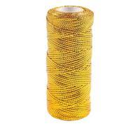 100M Decorative Metallic String - 1.5mm Gold Twine String - Sparkle Bakers Thread Twine- Jewelry Thread Cord for DIY Crafts Gift Wrapping & Wedding Favors,gold string for gift wrapping