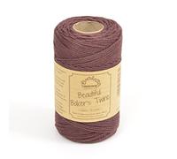 100m - Everlasto 'Solid' Beautiful Baker's Cotton Craft Twine (2mm Approx) (Brown)