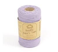100m - Everlasto 'Solid' Beautiful Baker's Cotton Craft Twine (2mm approx) (HIGHLAND HEATHER)