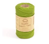 100m - Everlasto 'Solid' Beautiful Baker's Cotton Craft Twine (2mm approx) (LIME)