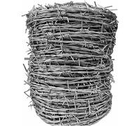 100m Galvanised Barbed Wire Livestock Paddock Field Garden Security Fencing 2.5mm Mild Steel or 1.6mm High Tensile (1.6mm x 100m)