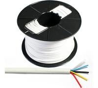 100m Reel 4 way 2 Pair Alarm Cable Tinned Copper Stranded CCTV Panel Contact PIR