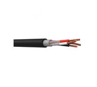 100m Reel Black 4 Core x 2.5mm Duct Grade Speaker Cable with Water Blocking Tape