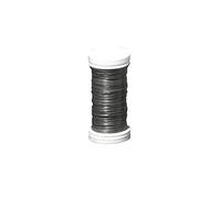 100m Reel Matt Natural Silver Thin Floristry Wire for Crafts - 0.35mm Thick