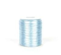 100m/Roll 1.5mm Nylon Satin Cord Black Rat Tail Forging Silk Thread Colorful Polyester Chinese Knot Bracelet Braided Bead Rope-Sky Blue Color-1.5mm (100M)