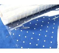 100m roll x 80cm Cellophane Clear with White dots. Florist/Bouquet/Gift/Hamper/Basket/Wrapping