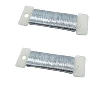 100m Silver Jewelry Wire - 0.3mm Craft Wire for Jewelry Making, DIY Jewelry, Crochet, Flower Arranging, Wedding Wreaths and Bouquets