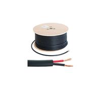 100M Speaker Cable Reel Drum 100V Volt Line 2.01mm Double Insulated PA System