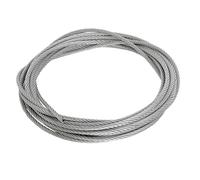 100m Stainless Steel Wire Clothesline, Flexible 2.5mm Diameter, Rustproof Laundry Line for Indoor/Outdoor Drying, and Strong, Ideal for Home Use