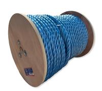 100M TRADE REELS EVERLASTO BLUE POLYPROPYLENE POLY ROPE 6MM 8MM 10MM 12MM 14MM (14MM)