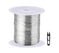 100m x 0.3mm 304 Stainless Steel Silver Craft Wire, Bendable Metal Wire for Jewellery Making