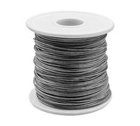 100m ZONADAH 304 1mm Vinyl Coated Stainless Steel Wire, Picture Frames Wire Hanging Heavy Duty Wire Rope Crimping Clamps Loop Sleeve Suitable for Indoor and Out Door Decorations