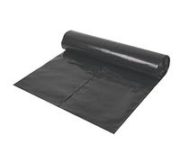 100m2 Heavy Duty Black Polythene Sheet - Damp Proof Membrane - DPM 300 Mu - 1200 Gauge - 4 Metre x 25 Metre