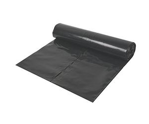 100m2 Heavy Duty Black Polythene Sheet - Damp Proof Membrane - DPM 300 Mu - 1200 Gauge - 4 Metre x 25 Metre