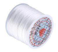 100meters Strong Crystal Beading Stretch Cord 1 Mm Elastic Line String Thread Cords Jewelry Making Supply Clear Elastic String for Jewelry Making Thin