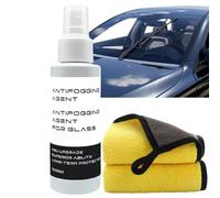 100ml Anti Fog Spray for Car Windscreen,Glass Cleaner & Demister with Water Repellent Coating,Windshield Rain Repellent,Glass Cleaner Spray for Clear Visibility,Safe&Gentle,Effective,Easy to Operate