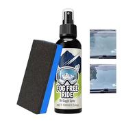 100ml Anti Fog Spray For Glasses - Multi-Purpose Defogger, Swim Practice Defogging Spray With Cleaning Sponge | Long Lasting Defogger 1.57x1.57x5.51 Inches For Skiing Diving | Clear Vision Sprays